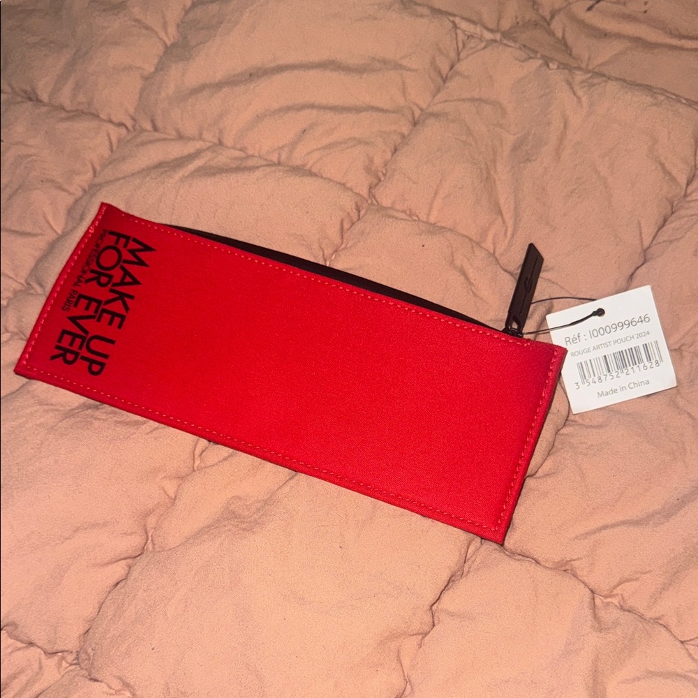 Makeup Forever Bold Red Pouch